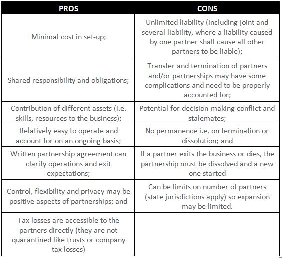 Pros And Cons Of Different Business Structures In Australia Distinct